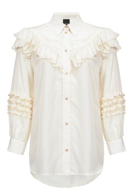 PINKO: Бежевая рубашка 