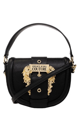 VERSACE JEANS COUTURE: Чёрная сумка 