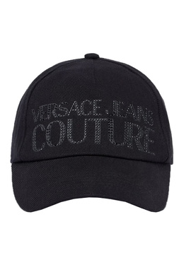 VERSACE JEANS COUTURE: Чёрная кепка 