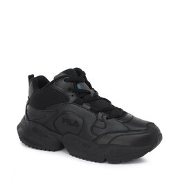 Fila: Чёрные кроссовки 