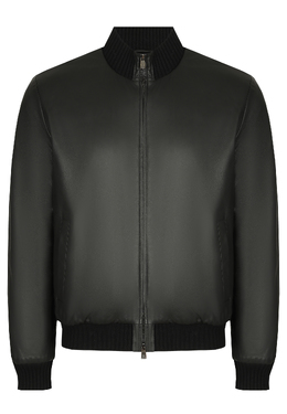 CORNELIANI: Кожаная куртка 