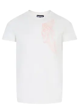 DIESEL: Хлопковая футболка 