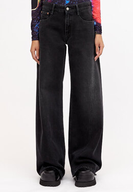 MM6 Maison Margiela: Чёрные джинсы 