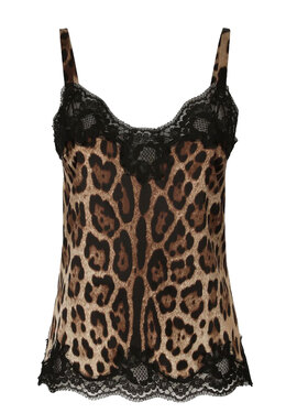 DOLCE&GABBANA: Чёрный топ 
