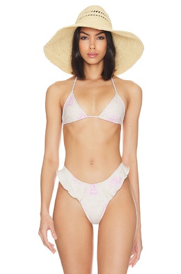 Frankies Bikinis: Кружевное топ 