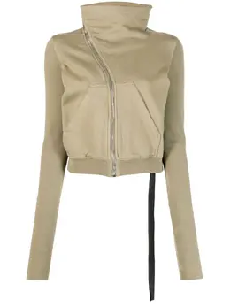 Rick Owens DRKSHDW: Зелёный кардиган 