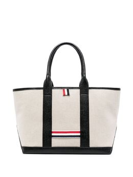 Thom Browne: Сумка-шоппер  RWB в полоску