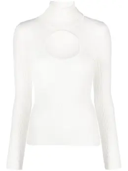 Courrèges: Белый свитер 