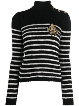 Balmain: Свитер в полоску 