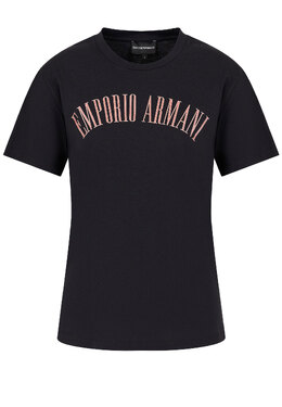 EMPORIO ARMANI: Синяя футболка 