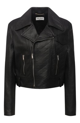Saint Laurent: Кожаная куртка 