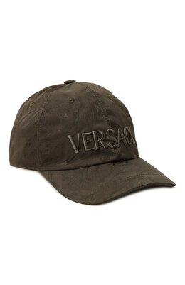 Versace: Кепка цвета хаки 