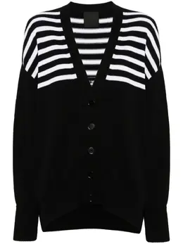 Givenchy: Кардиган  4G в полоску
