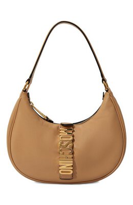 Moschino: Бежевая сумка 
