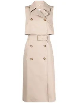 Burberry: Многослойное пальто 