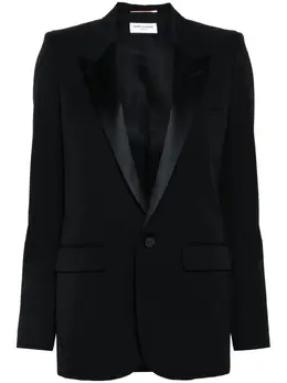 Saint Laurent: Чёрная куртка 