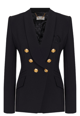 ELISABETTA FRANCHI: Чёрный жакет 