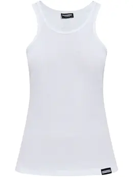 DSQUARED2: Белая майка  Tank