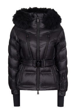 MONCLER: Чёрная куртка 