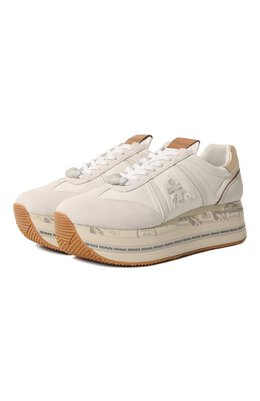 Premiata: Белые кроссовки  Beth