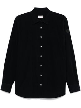 Moncler: Синяя рубашка 