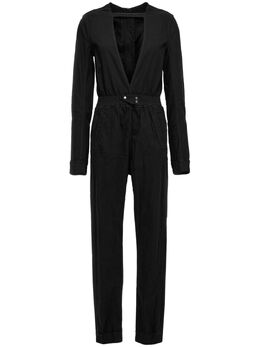 Rick Owens DRKSHDW: Чёрный комбинезон 