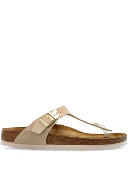 Birkenstock: Бежевые шлёпанцы  Gizeh