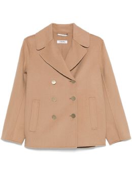 'S Max Mara: Бежевое пальто 
