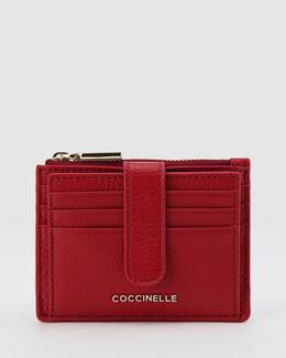 Coccinelle: Красный картхолдер 