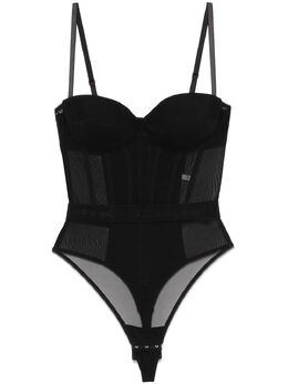 Elisabetta Franchi: Чёрный боди 