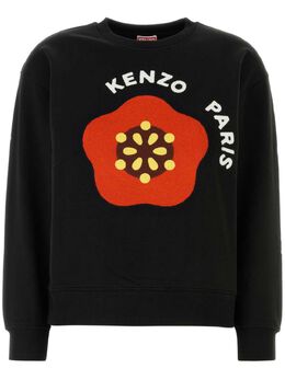 Kenzo: Свитшот с цветочным принтом 