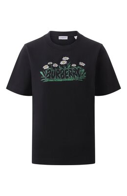 Burberry: Хлопковая футболка 