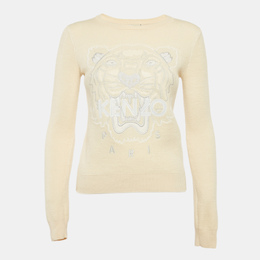 Kenzo: Свитшот  Tiger из шерсти