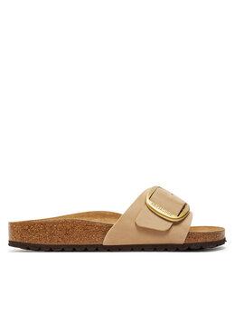 Birkenstock: Бежевые шлёпанцы 