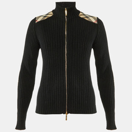 Burberry: Чёрный кардиган 