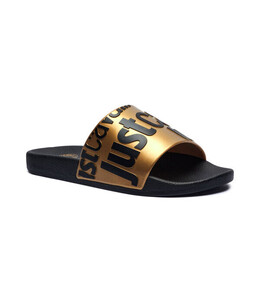Just Cavalli: Чёрные шлёпанцы 