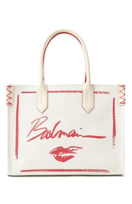 Balmain: Сумка  B-Army с принтом
