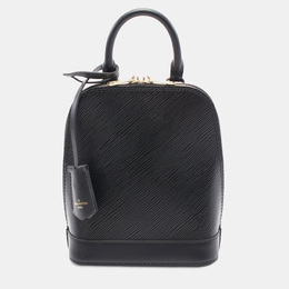 Louis Vuitton: Чёрный рюкзак  Épi