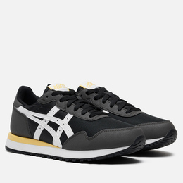 ASICS: Чёрные кроссовки 