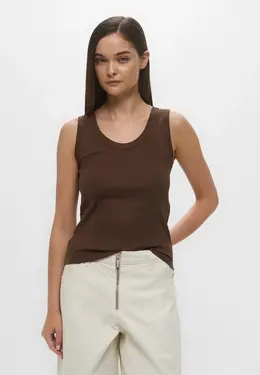 Weekend Max Mara: Коричневая майка 