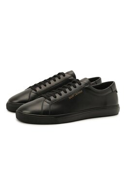 Saint Laurent: Чёрные кеды  Andy