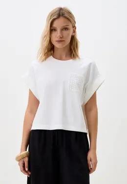 United Colors of Benetton: Белая футболка 