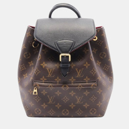 Louis Vuitton: Коричневый рюкзак 