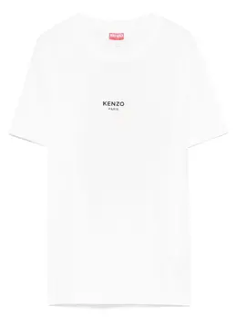 Kenzo: Белая футболка 
