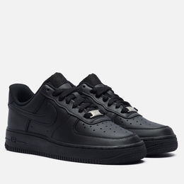 Nike: Чёрные кроссовки  Air Force 1
