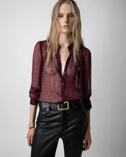 Zadig & Voltaire: Рубашка с принтом 