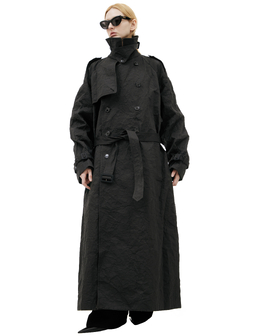 VETEMENTS: Двубортный плащ 